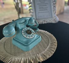 Teléfono para grabar mensajes invitados boda