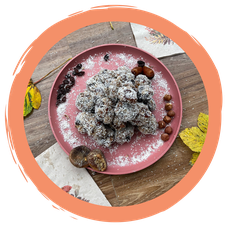 Energiebällchen aus Haselnüssen