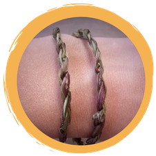 Brennnesselarmband selbstgemacht