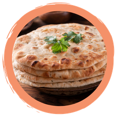 Naan-Brot aus regionalem Biogetreide