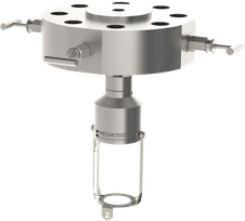 Liquid sampling - MBS-D2 DB&B Monoflange Valve Liquid Sampler - Mechatest Bottle Sampler - closed sampling Hydrocarbon liquids - Dopak DPM