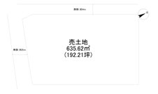 上荘町薬栗売土地区画図