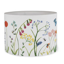 Lampshade with floral design from Driftwood Designs