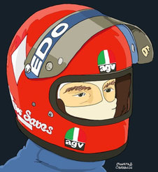 Bruno Giacomelli by Muneta & Cerracín