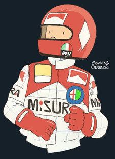Bruno Giacomelli by Muneta & Cerracín