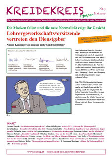 Der neue KREIDEKREIS e-paper Nr. 3 Mai 2020 Cartoon:Georg Vith