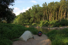 Wildcamp an der Raab