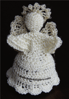 Cómo tejer un angel a crochet