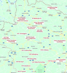 Standorte der GLV-Vereine
