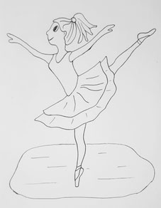 Ballerina Motiv