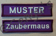 Stickereiabzeichen Pferdehalsbänder