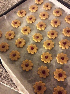 Linzer Guetzli vor dem Backen