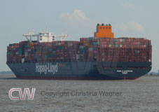 Erste Besuch der MANILA EXPRESS in Hamburg