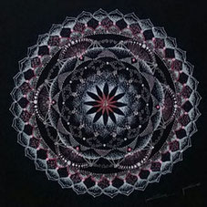 点描曼荼羅画　作図レッスン講座　アトリエよろこびの種