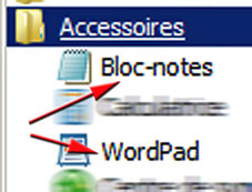 Bloc-notes et Worpad