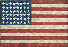JASPER, JOHNS. FLAG. 1954-55.