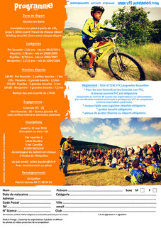 Programme Mini Carach Bike 2016