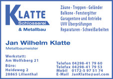 Lilienthal OHZ, ROW Schlosserei