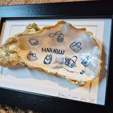 herinnering collega beeindiging werk cadeau oester