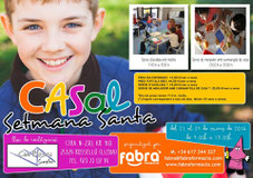 fabra formacio casal setmana santa 2016 rossello lleida can bosch tallers robotica esport manualitats 