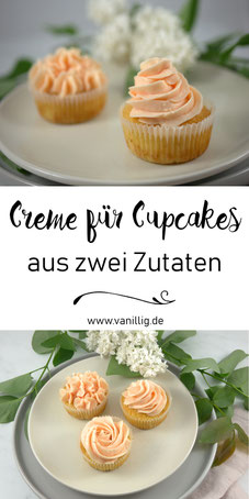 Creme für Cupcakes und Torten Dekoration