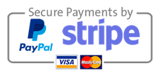 simbol de pagaments segurs Pay Pal i Stripe