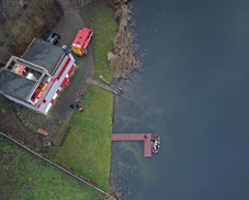 Taucher der Berufsfeuerwehr Bremen in Aktion (Quelle: Deustche Messe AG)