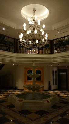 The elegant entrance lobby at the Fragrant Nature Kochi. Dante Harker