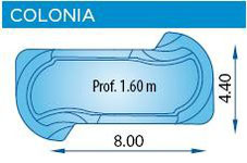 piscina poliester rectangular