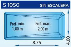 piscina poliester rectangular