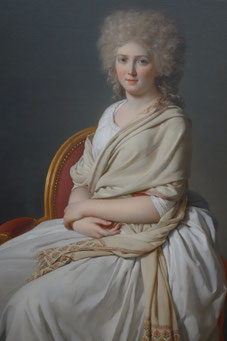 Anne-Marie-Louise Thélusson, Comptesse de Sorcy, Jacques-Louis David, 1790, Neue Pinakothek Munich. Photo: Epochs of Fashion