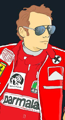 Andreas-Nikolaus Lauda by Muneta & Cerracín