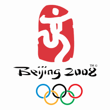 La locandina della XXIX edizione dei Giochi Olimpici del 2008 a Pechino