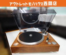 西岡店 動作品 DENON ターンテーブル DP-500M カートリッジ付き ハイ・トルクモーター ダイレクトドライブ方式 レコードプレーヤー 中古