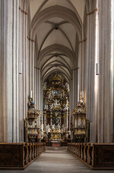 Innenraum der Stiftskirche Zwettl