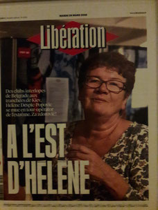 la Une de Libération départ fondatrice