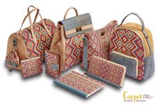 Korkaccessoires Serie inca blue