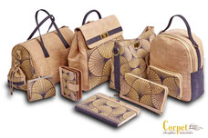 Korkaccessoires Serie modern yellow