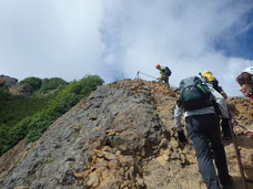 赤岳　地蔵尾根　登山　ガイド