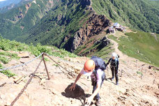 硫黄岳～赤岳　テント泊　登山ツアー