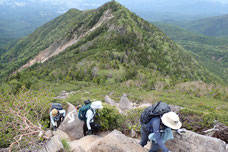 天狗岳　西天狗から東天狗周回　登山ツアー　ガイド