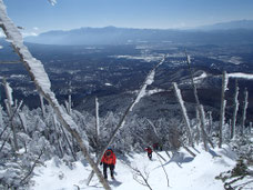 蓼科山　雪山　登山　初心者　ツアー