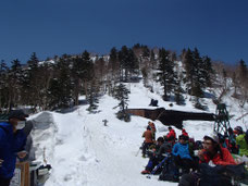 燕岳　雪山　登山ツアー