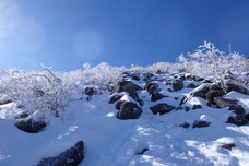 初冬　蓼科山　登山ツアー