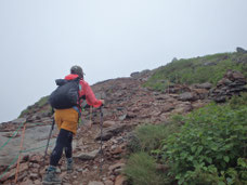 硫黄岳　登山　ガイド