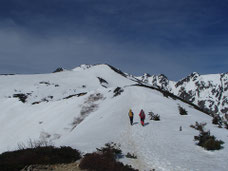 唐松岳　雪山　登山ツアー