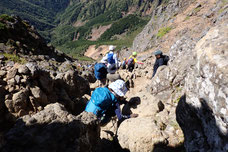 赤岳　阿弥陀岳　縦走登山　ガイド