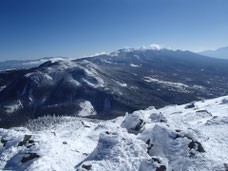 蓼科山　雪山　登山　初心者　ツアー