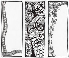 activité ludique à imprimer coloriage zentangle en noir et blanc