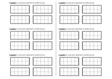 exercices chaque jour compte cartes à points GS